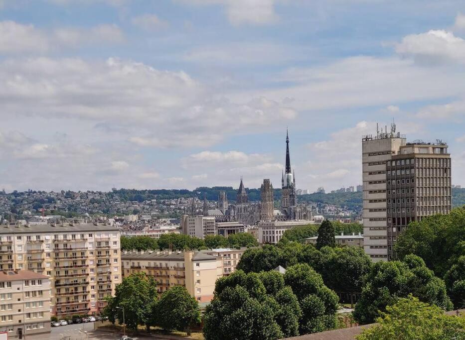 Spacieux F4 Avec Vue Panoramique Et 2 Places De Parking Ρουέν Εξωτερικό φωτογραφία